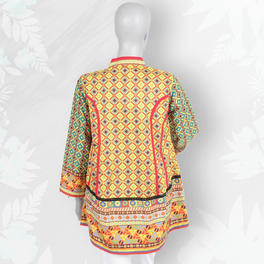 Girls Casual Printed Lawn Kurti -PRK-004