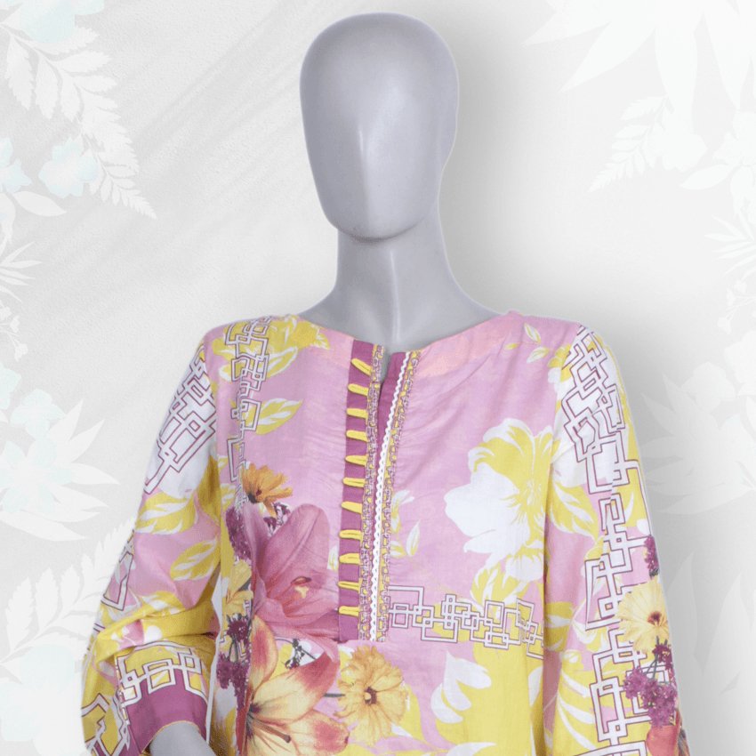 Girls Casual Printed 2Piece Lawn Suit -PRST-063