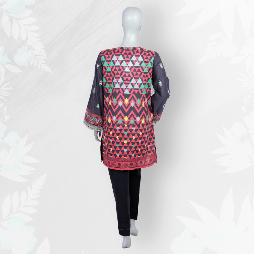 Girls Casual Printed 2Piece Lawn Suit -PRST-054