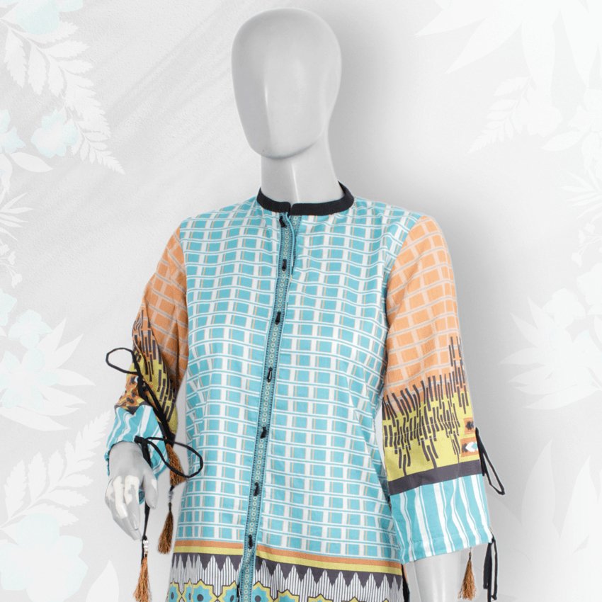 Girls Casual Printed 2Piece Lawn Suit -PRST-059