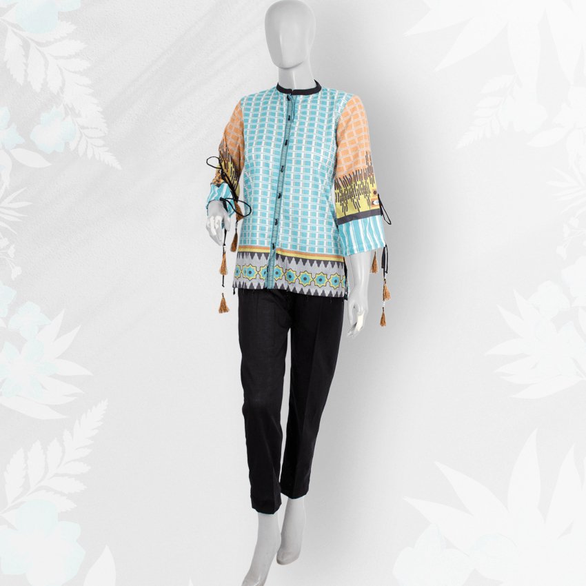 Girls Casual Printed 2Piece Lawn Suit -PRST-059