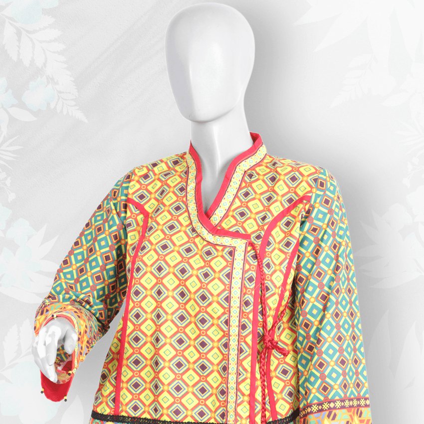 Girls Casual Printed Lawn Kurti -PRK-004