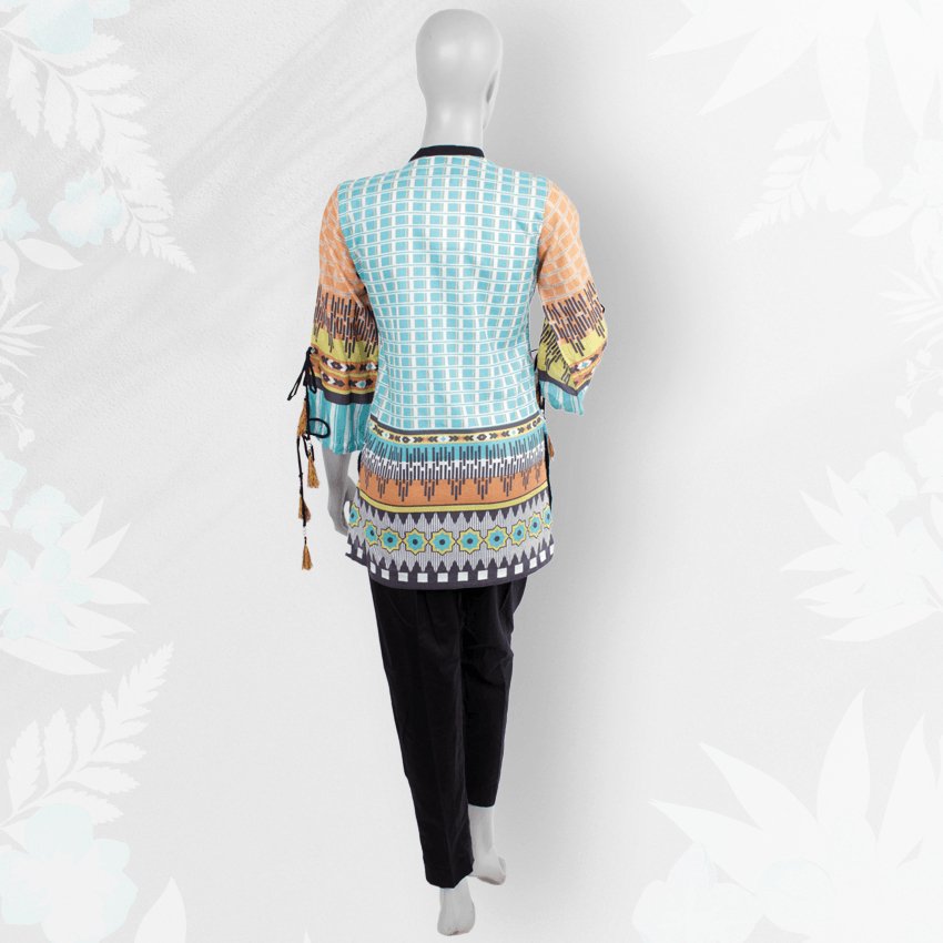 Girls Casual Printed 2Piece Lawn Suit -PRST-059