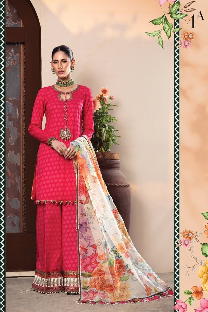 Maria B M.Prints Secret Garden Lawn Collection 2022 (4A)