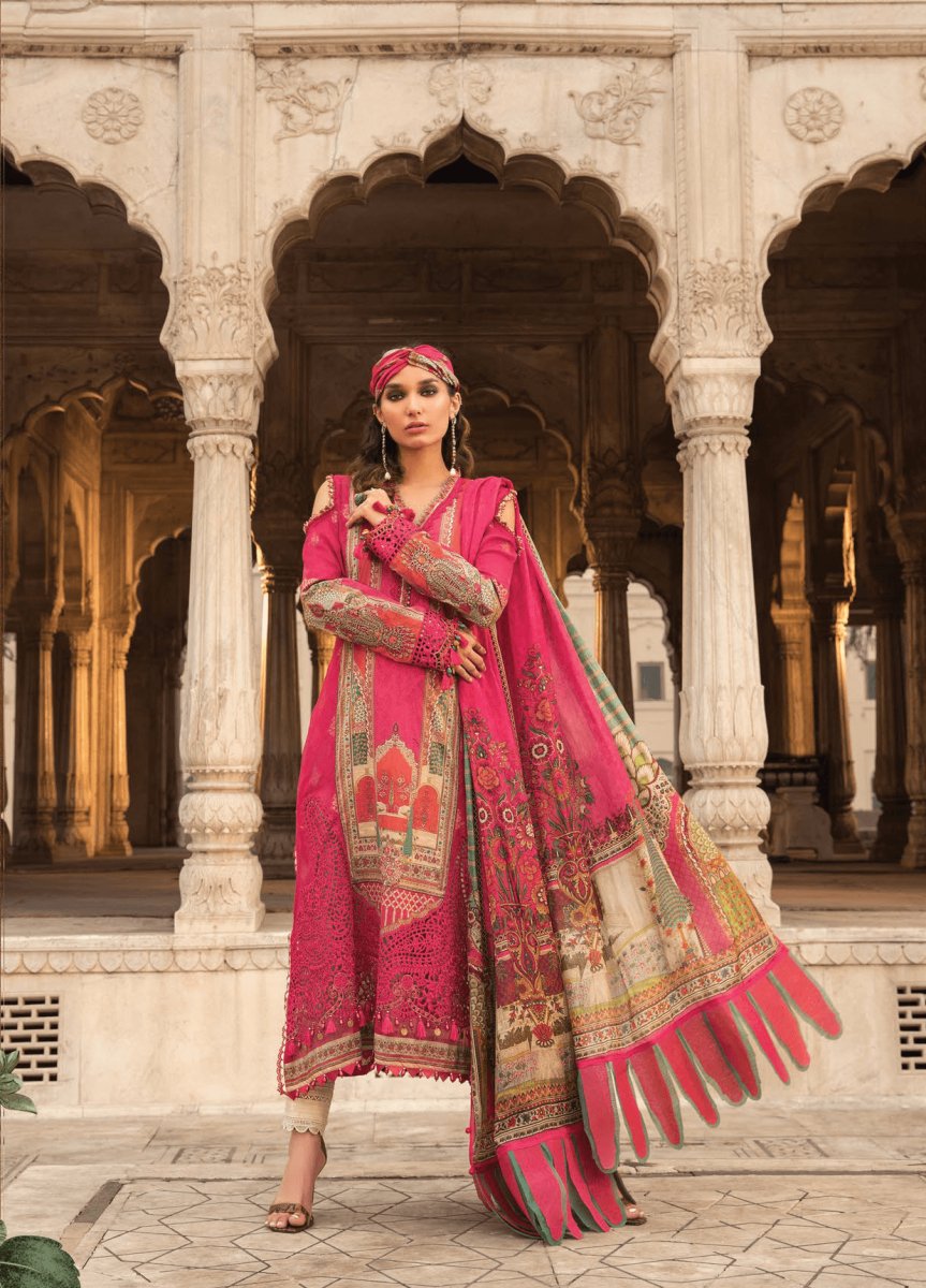 Maria.B. Unstitched Luxe Lawn "Mein Teri Aan" SS'22 D#13B