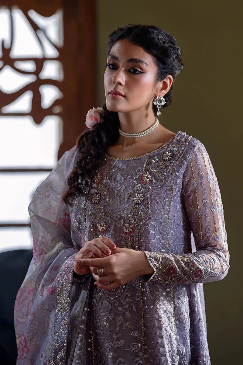 KAMDAANI By Mushq Embroidered Organza 3 Piece Unstitched Suits  EIRA