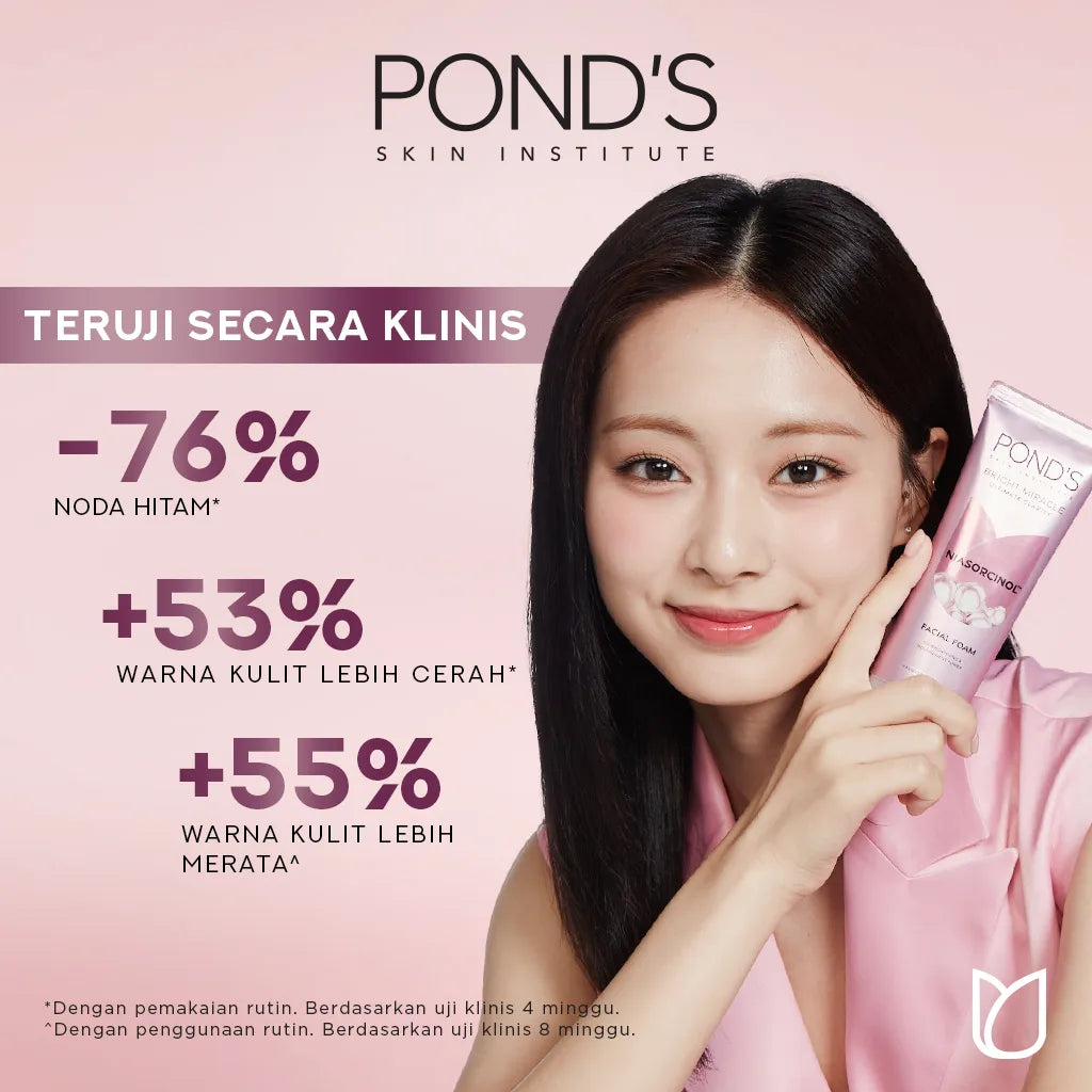 Ponds - Bright Miracle Ultimate Clarity Whip Foam - Micro-Foam & Collagen for Radiance - 100g