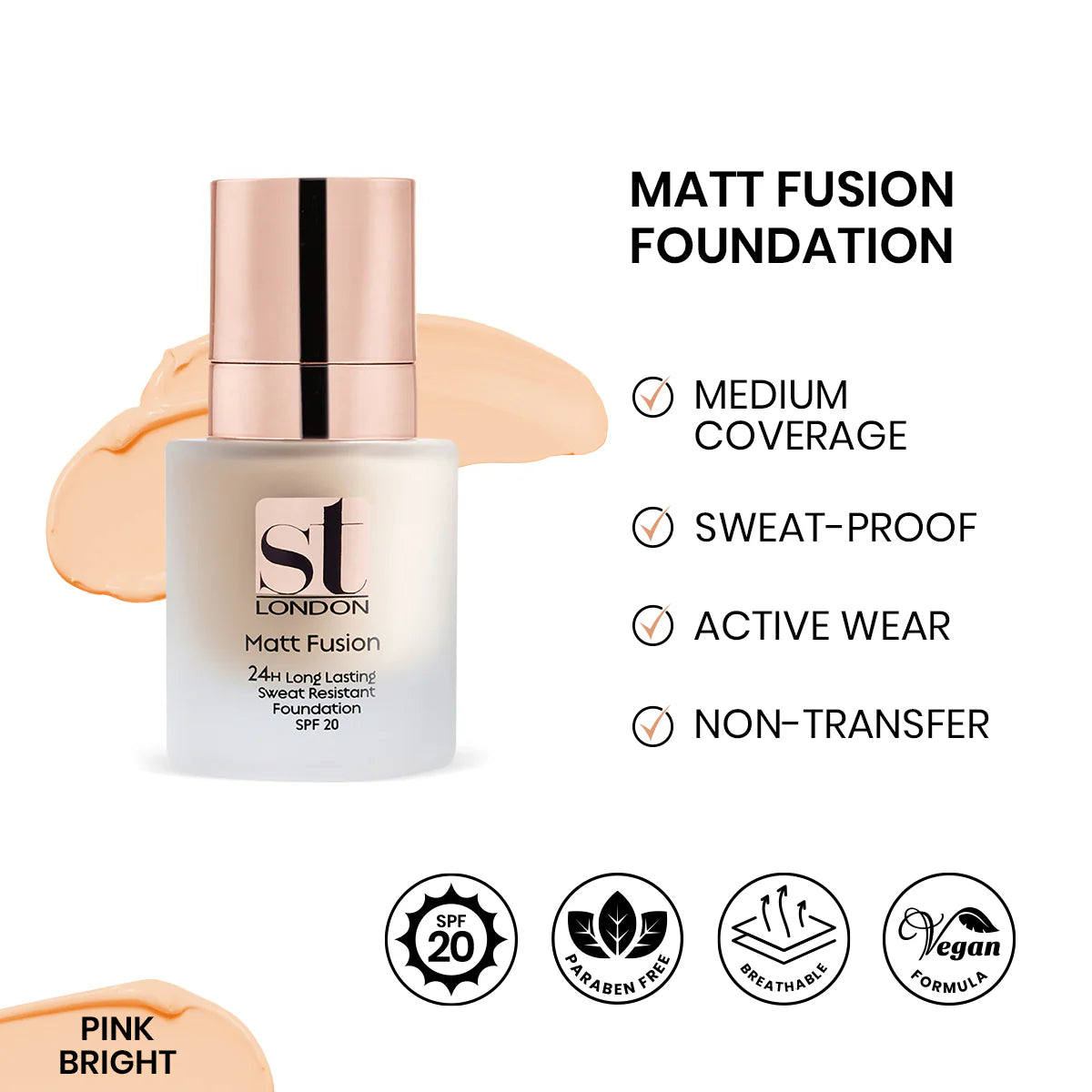 ST London - Matt Fusion Foundation - Pink Bright
