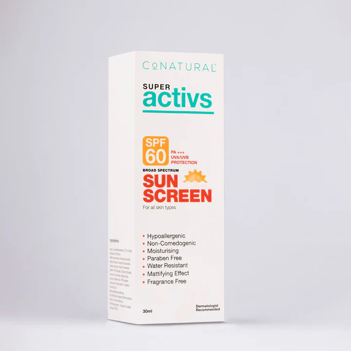 Conatural Super Actives Sunscreen SPF 60 30mL