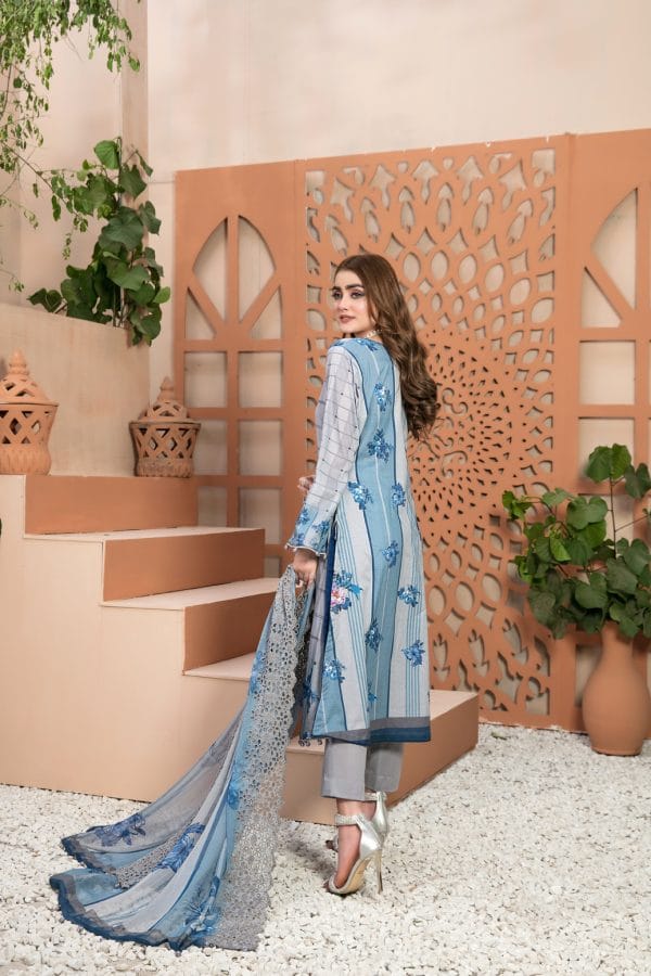 3 piece unstitch lawn collection Mon Tresor by Tawakkal Fabrics