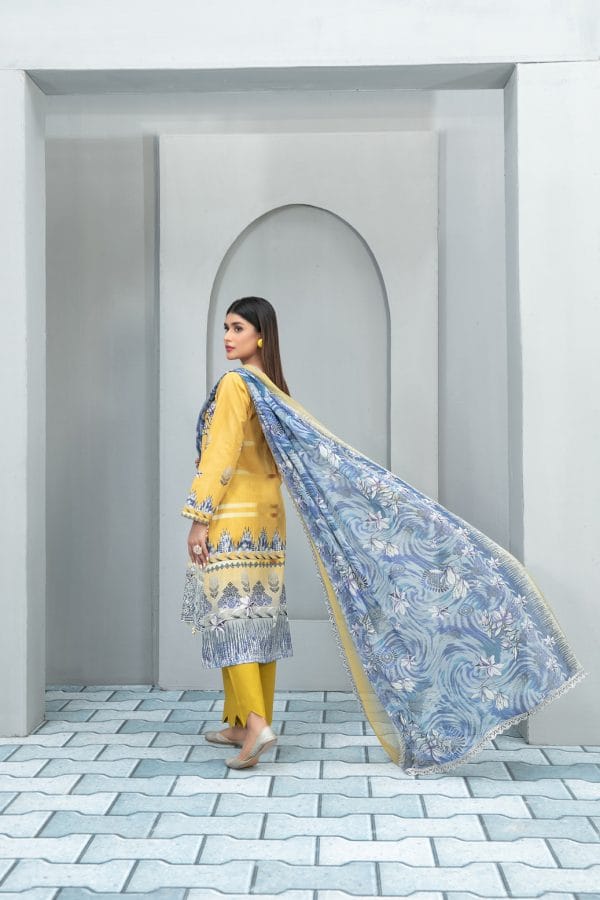 Nimral By Tawakkal Fabrics 3 Piece Unstitch Lawn Collection  D-8628