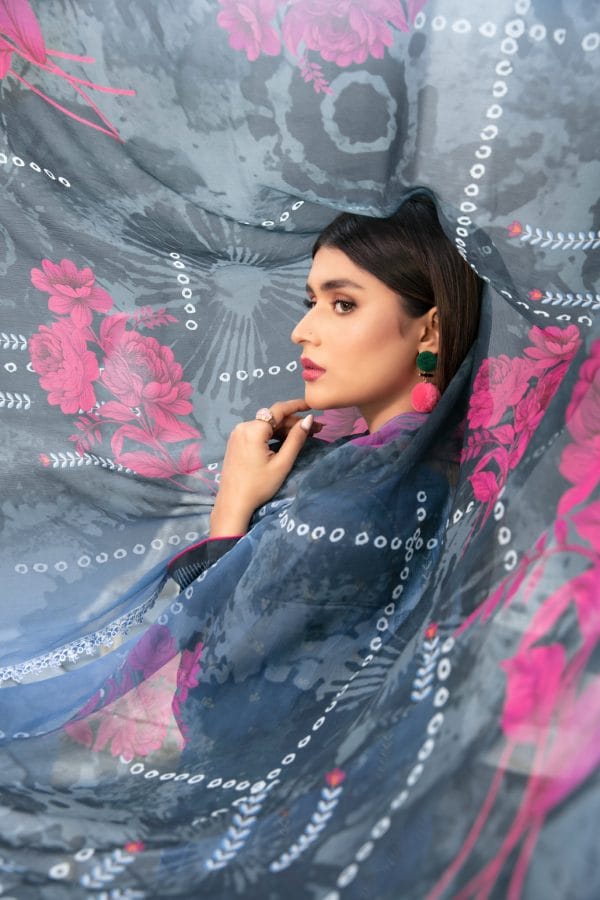 Nimral By Tawakkal Fabrics 3 Piece Unstitch Lawn Collection  D-8630