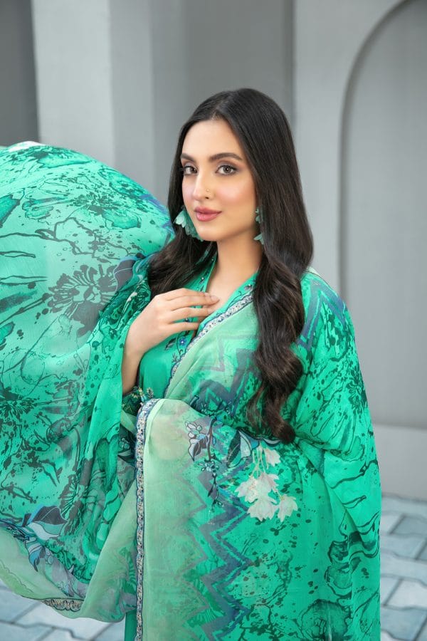 Nimral By Tawakkal Fabrics 3 Piece Unstitch Lawn Collection  D-8627