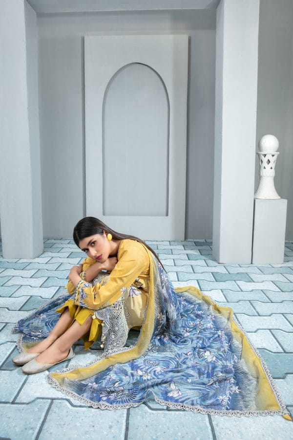 Nimral By Tawakkal Fabrics 3 Piece Unstitch Lawn Collection  D-8628