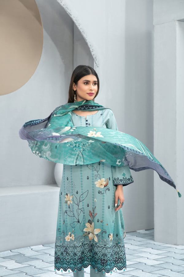 Nimral By Tawakkal Fabrics 3 Piece Unstitch Lawn Collection  D-8625
