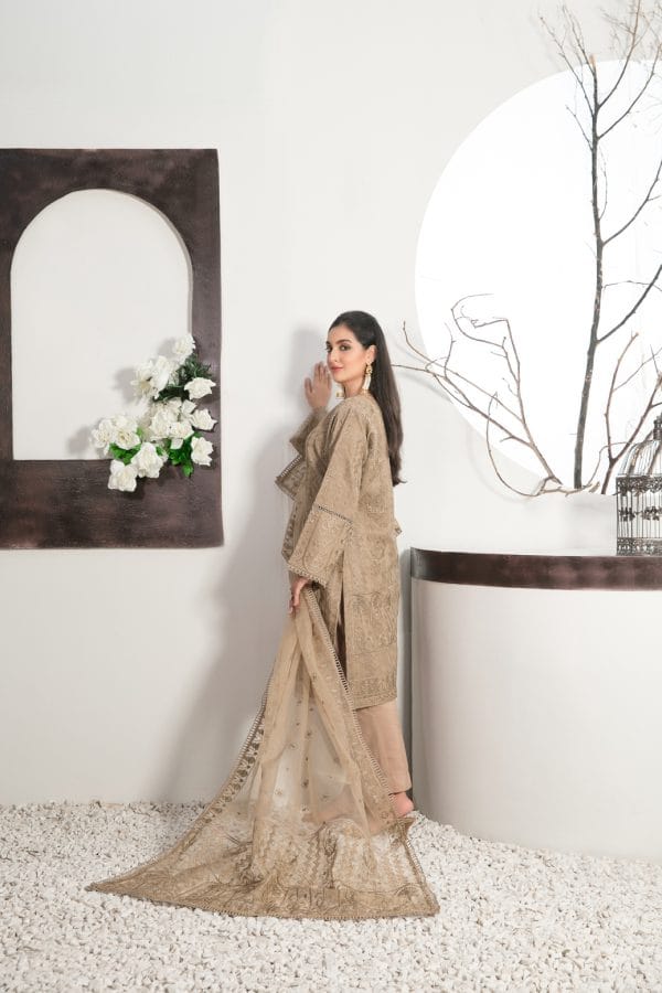 Aysel by Tawakkal 3 piece ready to wear suit D-7564