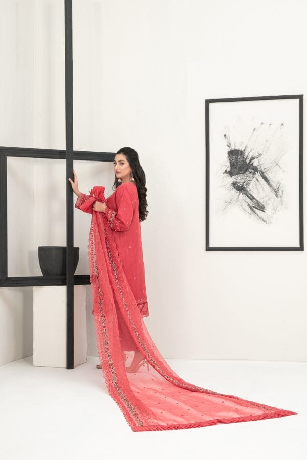 DELIA by Tawakkal 3 piece ready to wear suit  D-8119