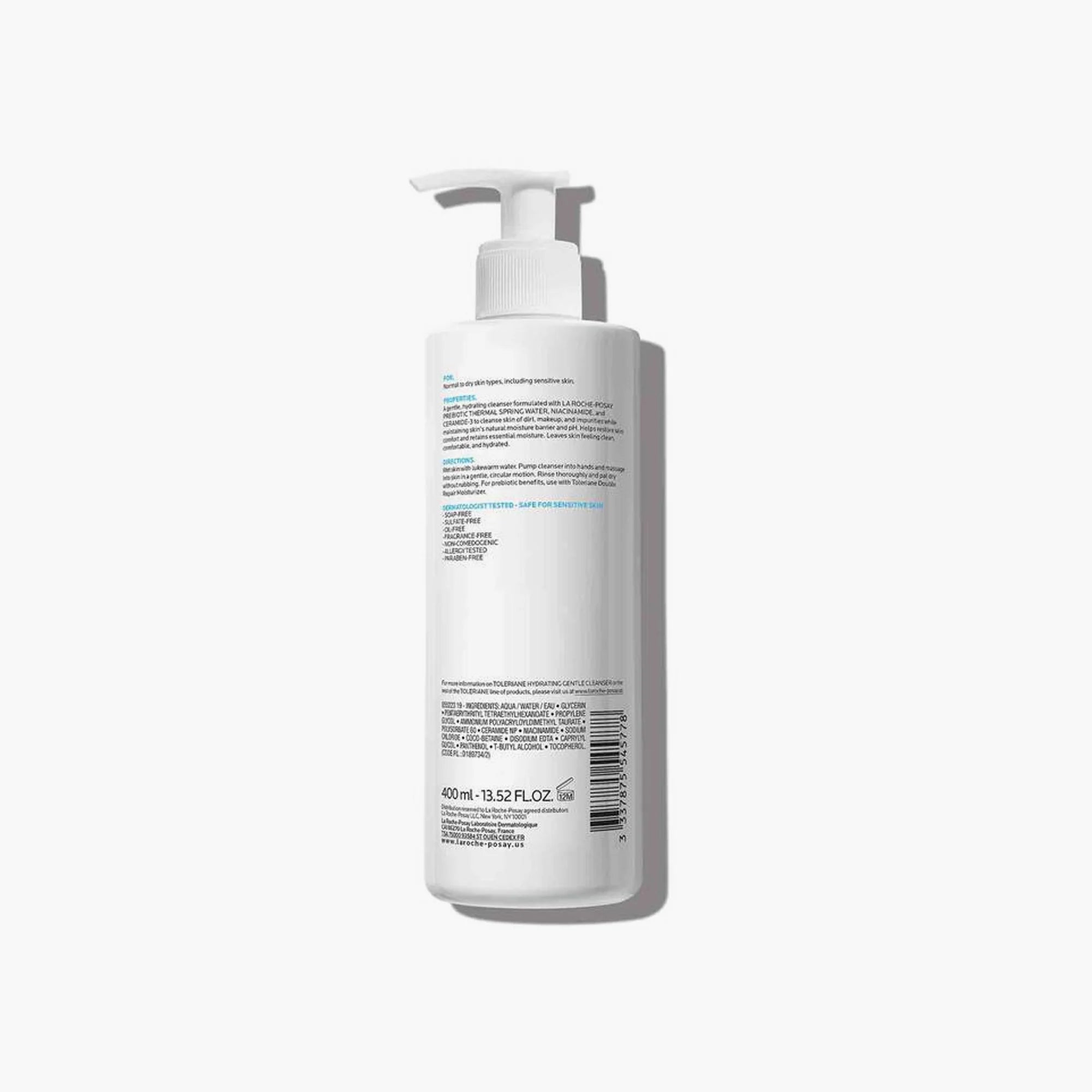 La Roche-Posay - Toleriane Hydrating Gentle Cleanser - 400 ml