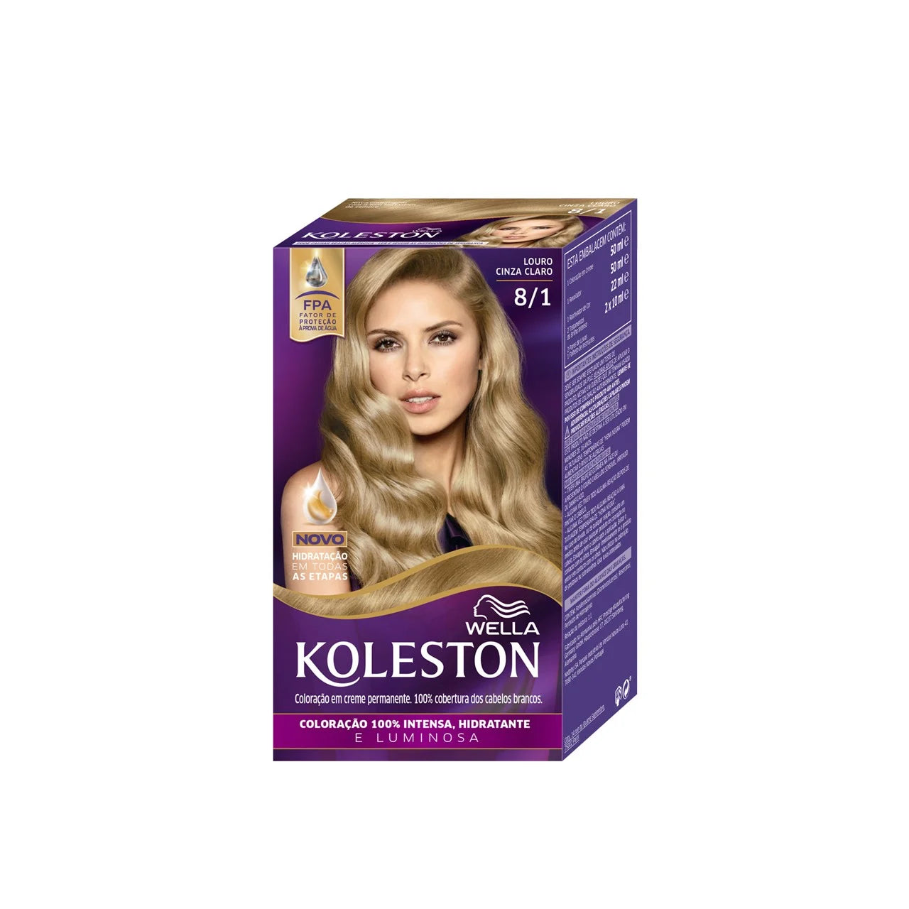 Wella Koleston Permanent Hair Color 8/1 Light Ash Blonde