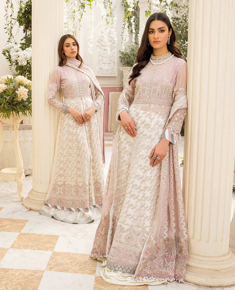 Ishya by Xenia Formals Embroidered Ladies Unstitched Chiffon Suit - HEBA