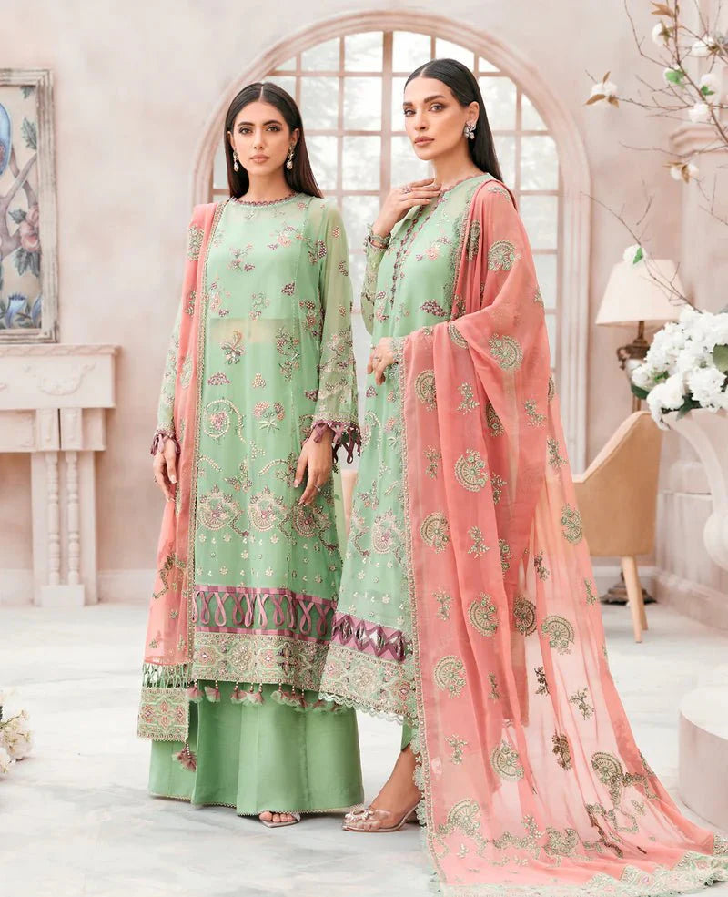 MEHFILEN LUXURY UN-STITCH CHIFFON BY XENIA FORMALS-CYRA