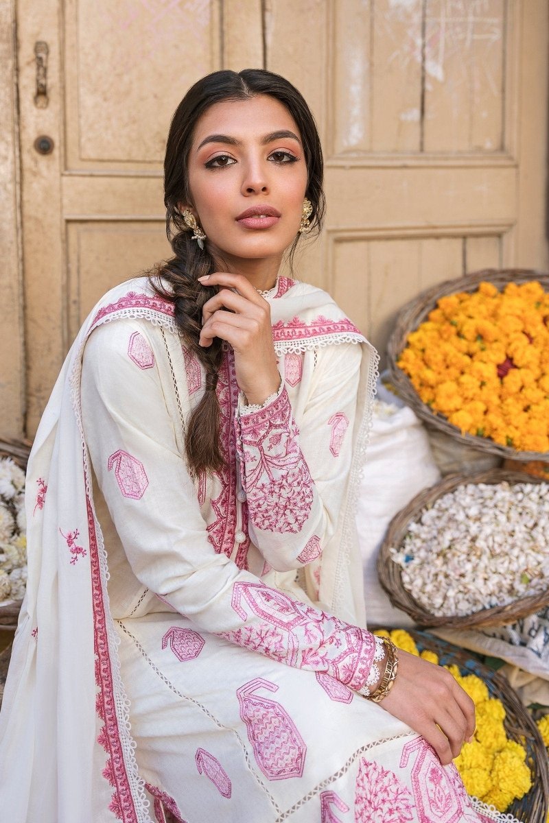 Ladies Un-Stitch Zaha by Khadijah Shah Lawn Collection 2021 – ROWSHAN (ZL21-15 A)