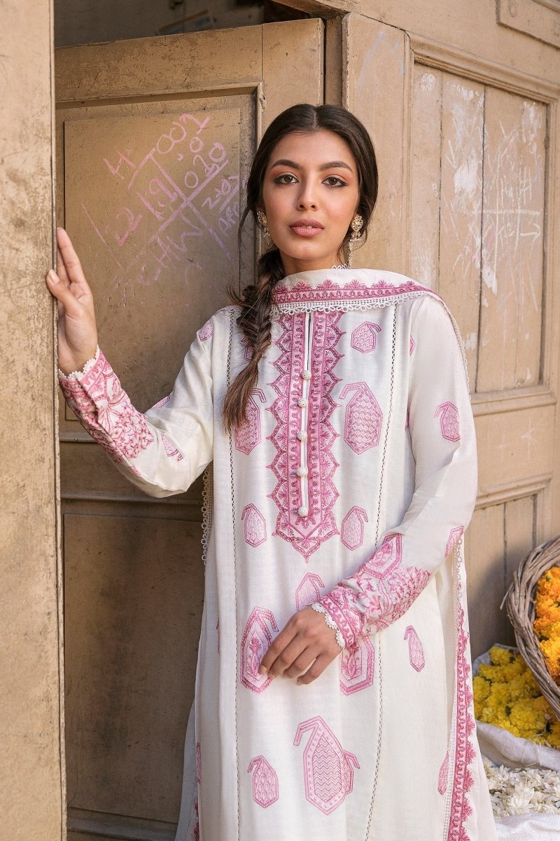 Ladies Un-Stitch Zaha by Khadijah Shah Lawn Collection 2021 – ROWSHAN (ZL21-15 A)