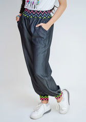 Tencil Embroidered Pants