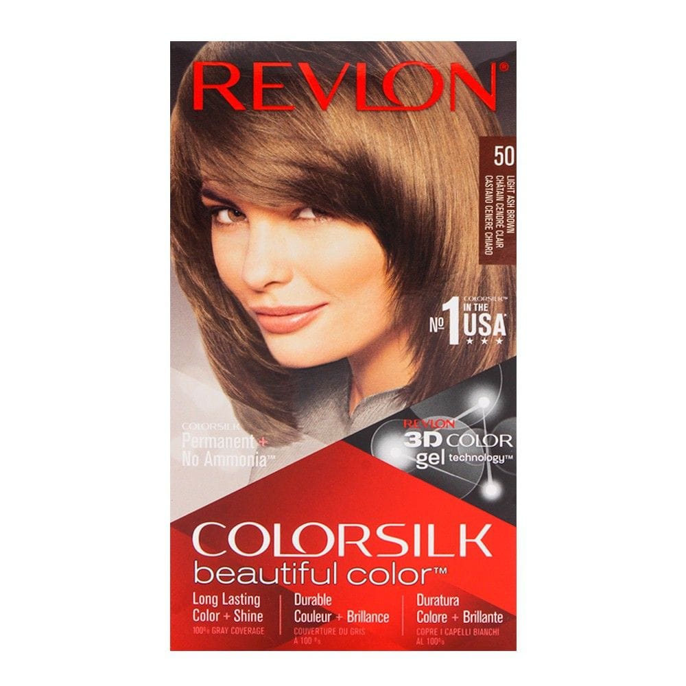 Revlon Colorsilk Light Ash Brown Hair Color 50