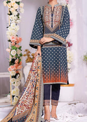 VS Textiles Unstitched Shahkar Printed Khaddar 3pc Suit D-106