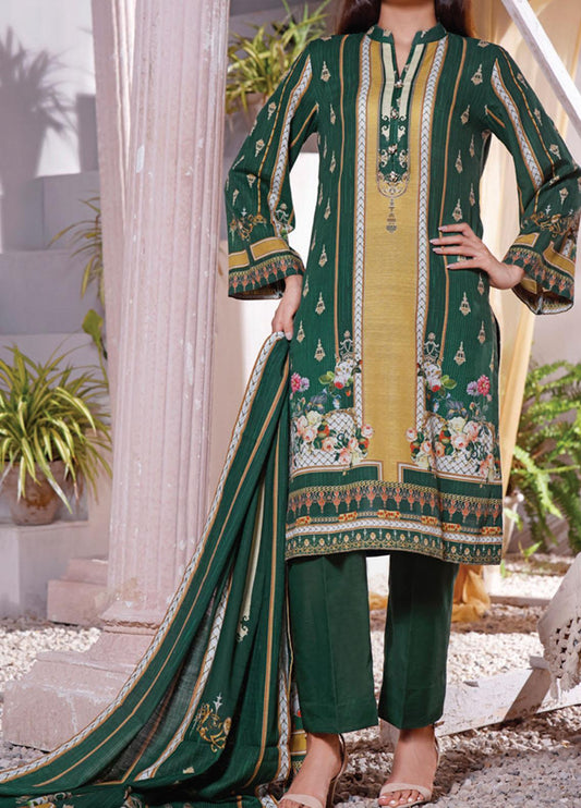 VS Textiles Unstitched Shahkar Printed Khaddar 3pc Suit D-119