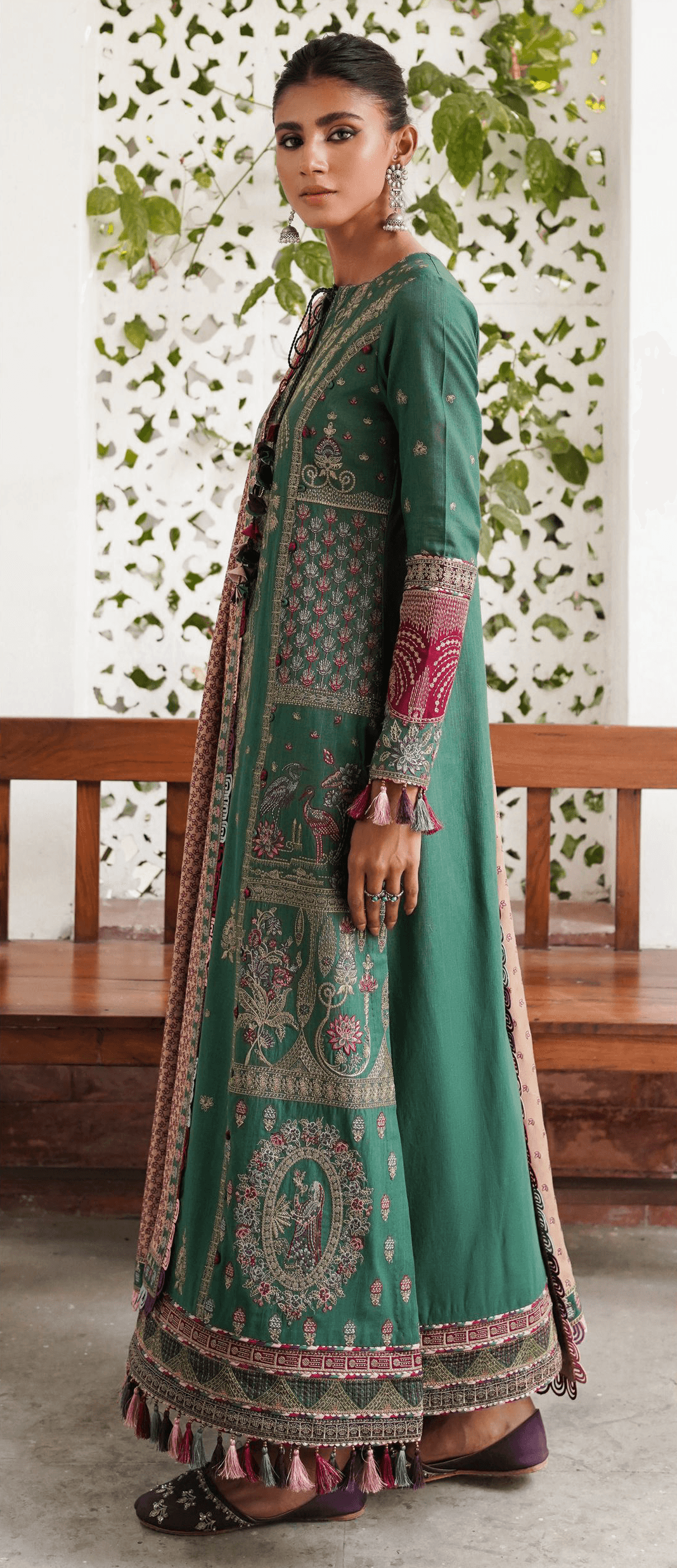 Shahtoosh By Jazmin Embroidered Khaddar Suits Unstitched 3 Piece JZ22SW 08 Rabt - Winter Collection