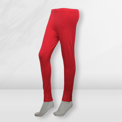 Women's Plain Tights D-2307 - Red-2