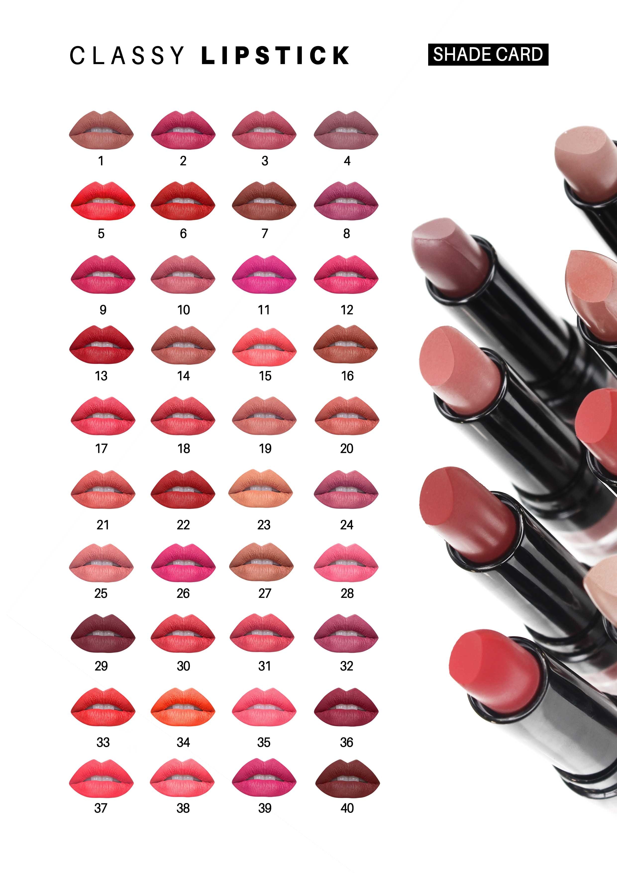 Rivaj UK Classy Lipsticks Shade #14 Cosmetics & Makeups