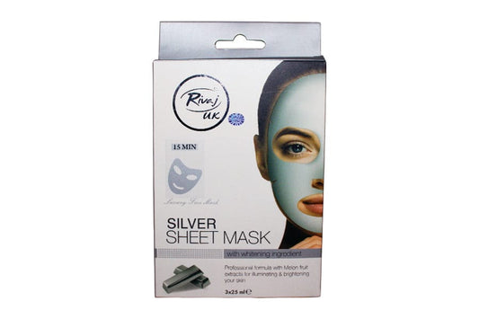 Rivaj Uk Silver Sheet Mask 3x25Ml
