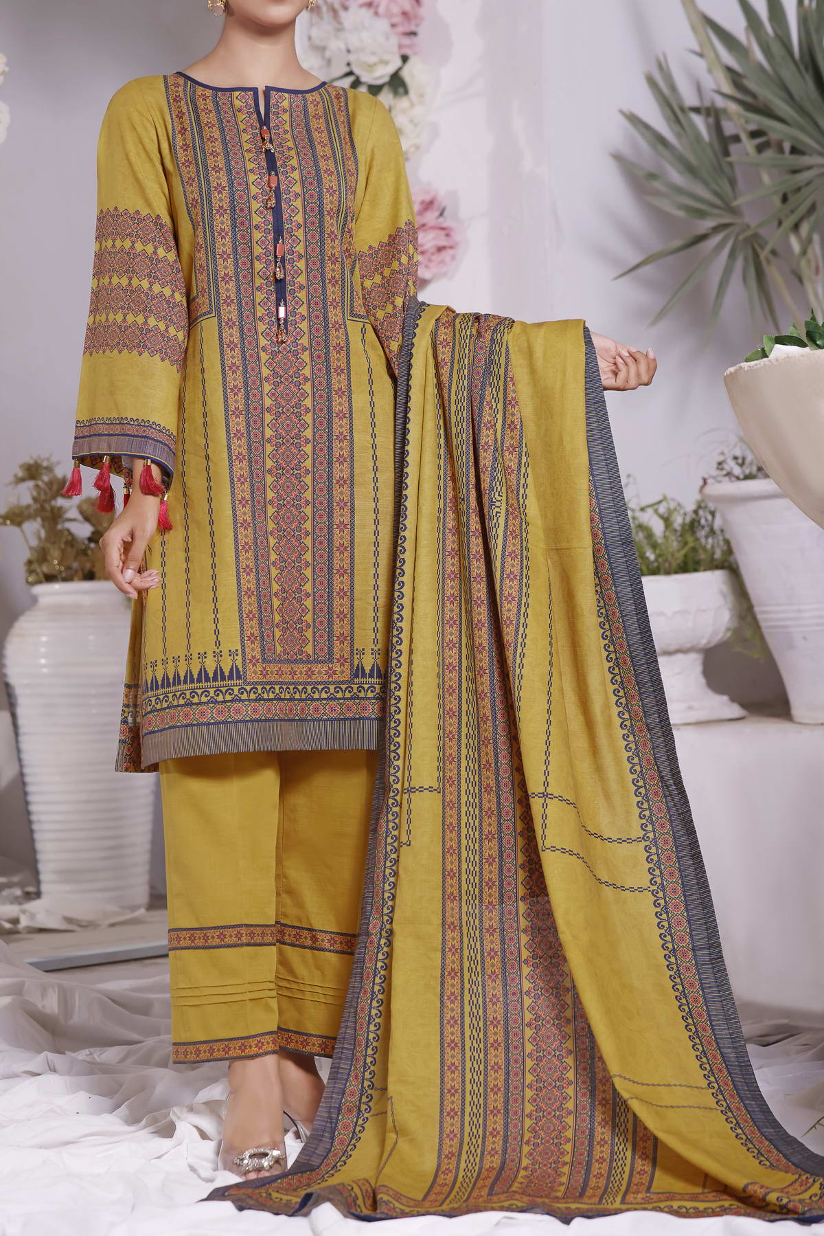 Shahkar Khadda by VS textile 3 piece unstitch D-19