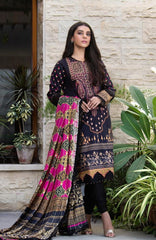 Zohaib 3 Piece Printed Cambric Unstitched Suit CDPC-21-04