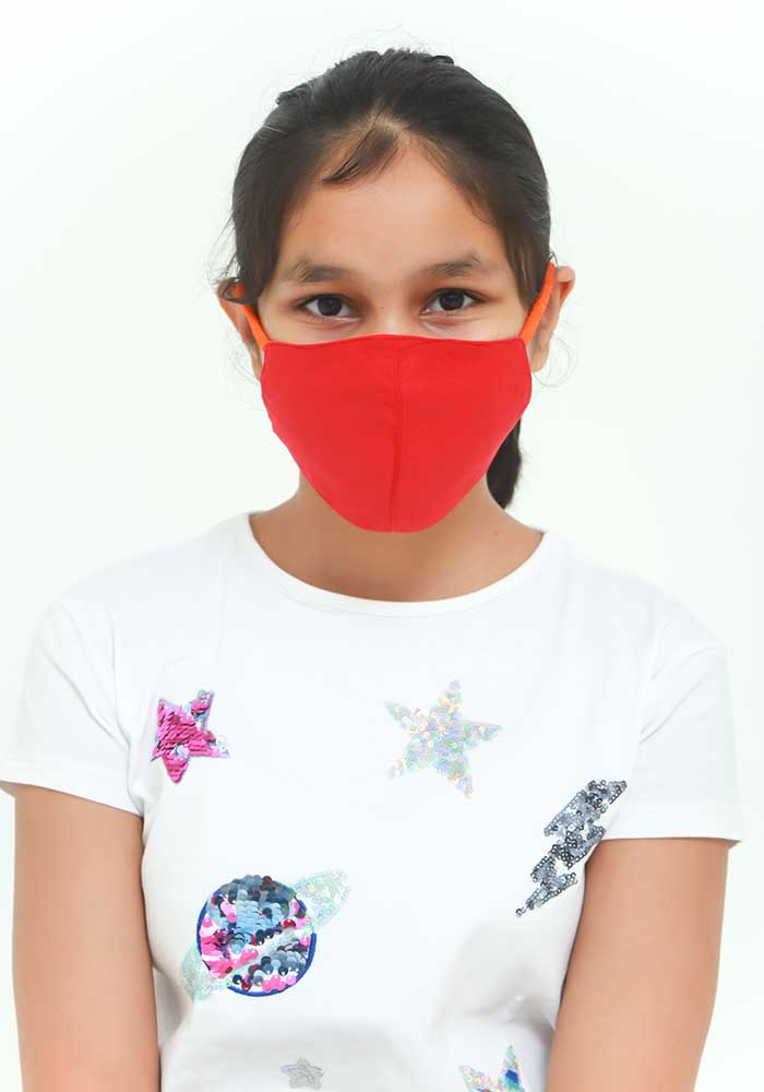 Red Cotton Mask