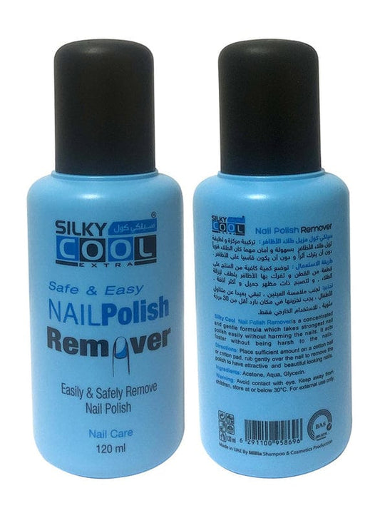 Silky Cool Nail Polish Remover 120ml Clear