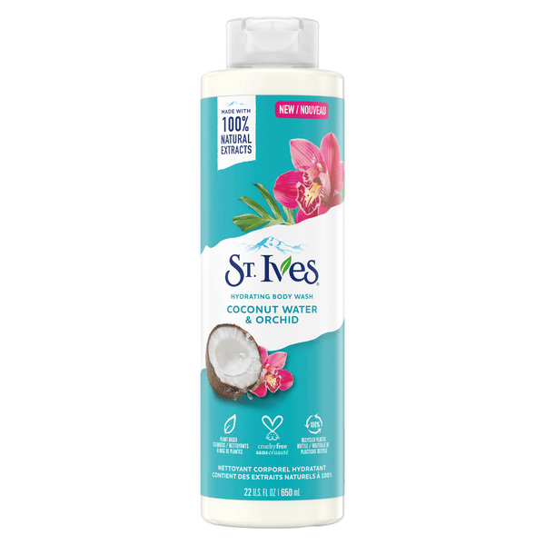 St.Ives Coconut Water & Orchid Hydrating Body Wash 650ml