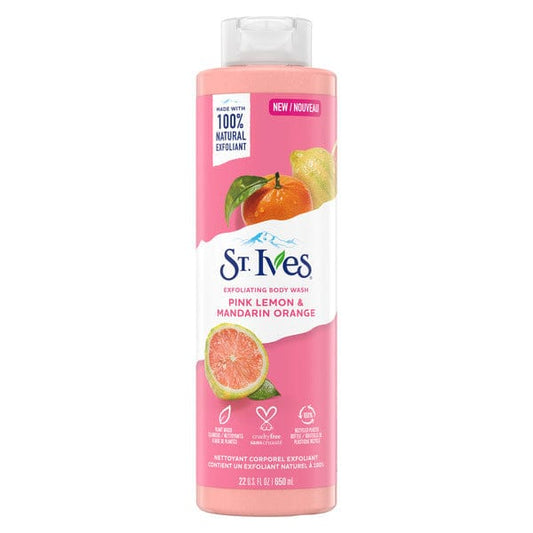 St.Ives Pink Lemon & Mandarin Orange Exfolating Body Wash 650ml