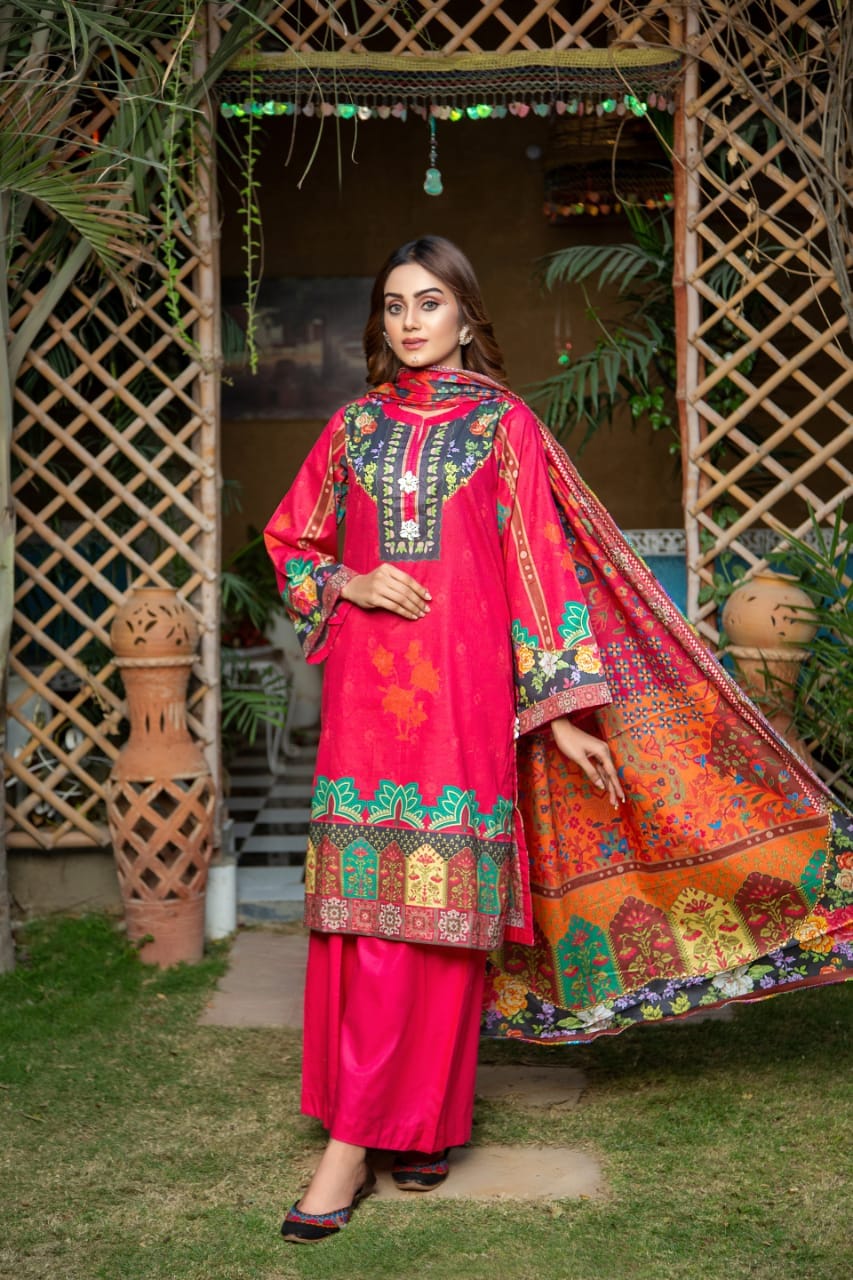 Shab-E-Afroz By Sub Rang Unstitched Digital Premium Printed 3-Pc Lawn Collection'22 Vol-02 (Article # 2)