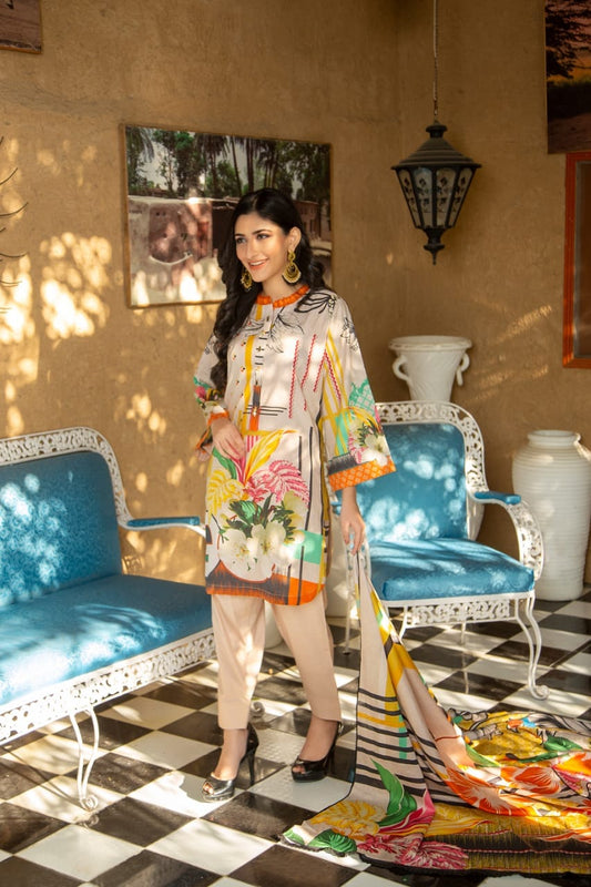 Shab-E-Afroz By Sub Rang Unstitched Digital Premium Printed 3-Pc Lawn Collection'22 Vol-02 (Article # 1)