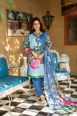 Shab-E-Afroz By Sub Rang Unstitched Digital Premium Printed 3-Pc Lawn Collection'22 Vol-02 (Article # 12)