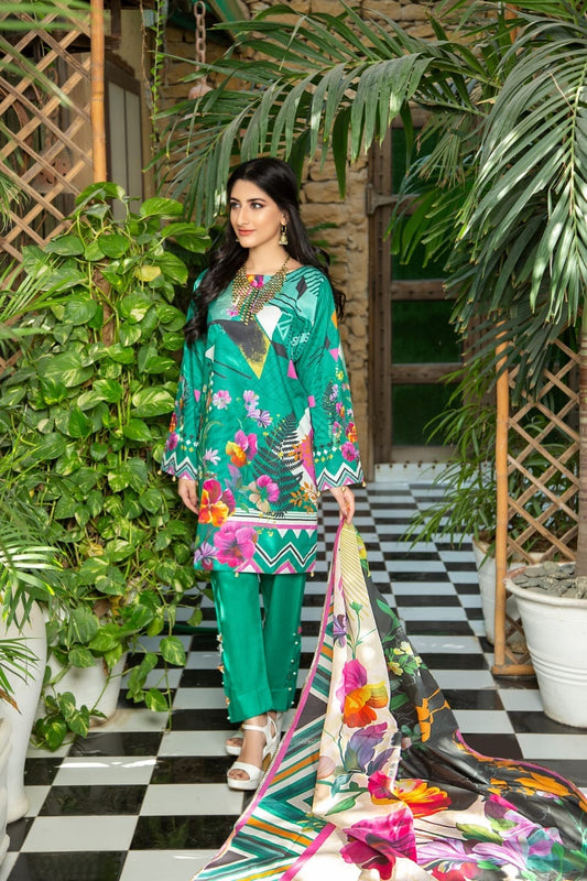 Shab-E-Afroz By Sub Rang Unstitched Digital Premium Printed 3-Pc Lawn Collection'22 Vol-02 (Article # 7)