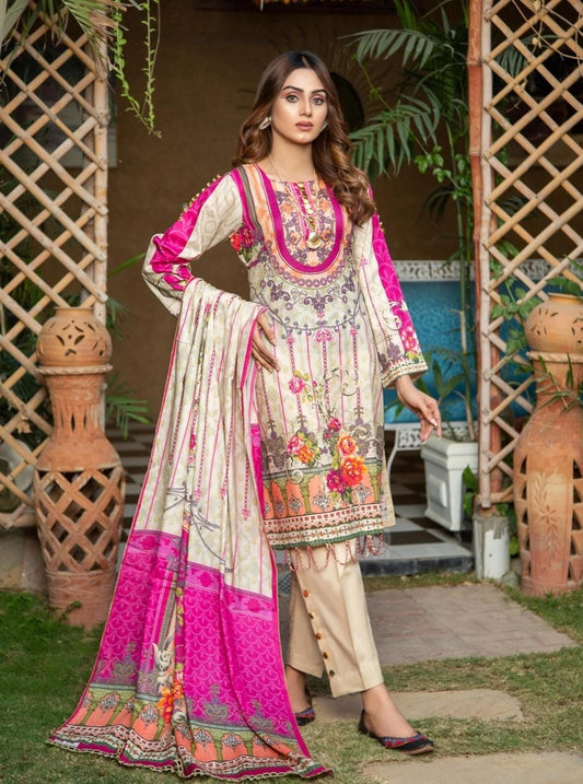 Shab-E-Afroz By Sub Rang Unstitched Digital Premium Printed 3-Pc Lawn Collection'22 Vol-02 (Article # 5)