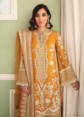 La Fuschsia By Afrozeh Embroidered Chiffon Suits Unstitched 3 Piece AF23LF 008 Serene - Festive Collection