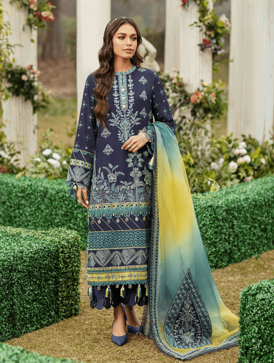 Afrozeh Garden Of Eve Luxury Embroidered Lawn'22 (05-Rhea)