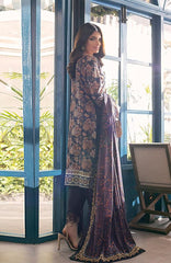 Al Zohaib Sunshine Bloom Cotton Silk Embroidered Edition'21 - 06-A