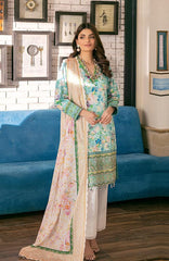 Al Zohaib Sunshine Bloom Cotton Silk Embroidered Edition'21 - 08